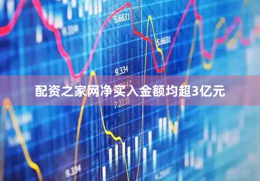 配资之家网净买入金额均超3亿元
