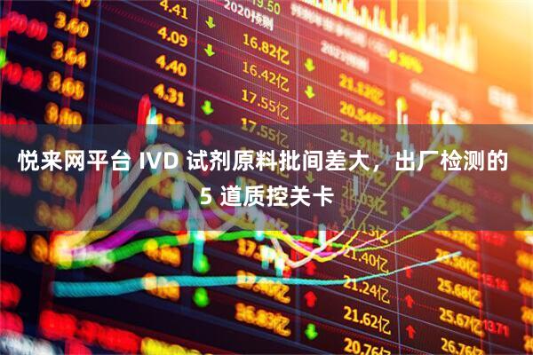 悦来网平台 IVD 试剂原料批间差大，出厂检测的 5 道质控关卡